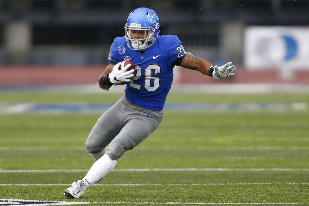 10. Jaret Patterson (Jr., Buffalo, 5-6, 195)